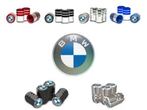 BMW Cappelli Stelo Valvola Bici Look Minimalista